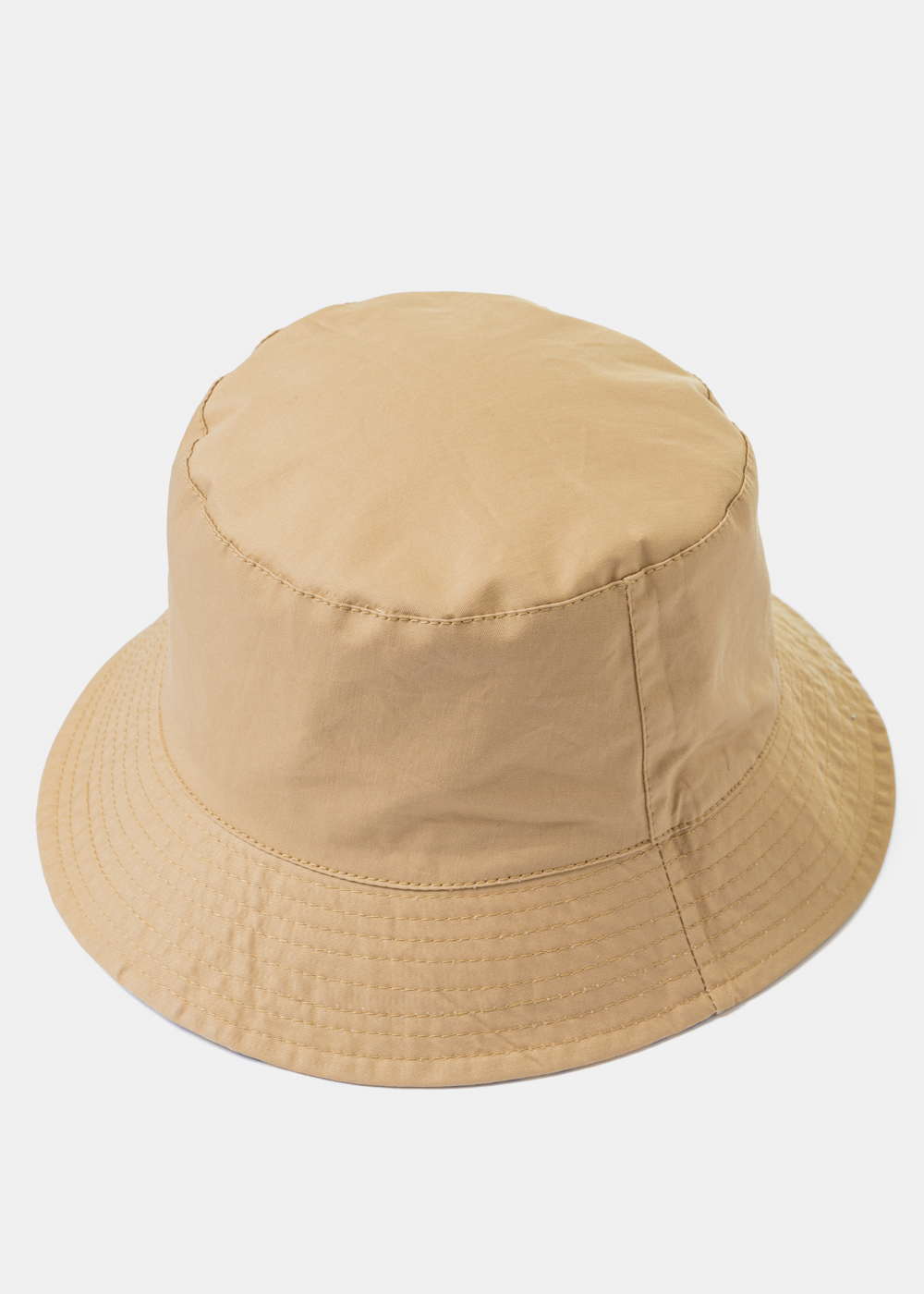 Double-Faced Bucket Hat Lemons Pattern & Beige